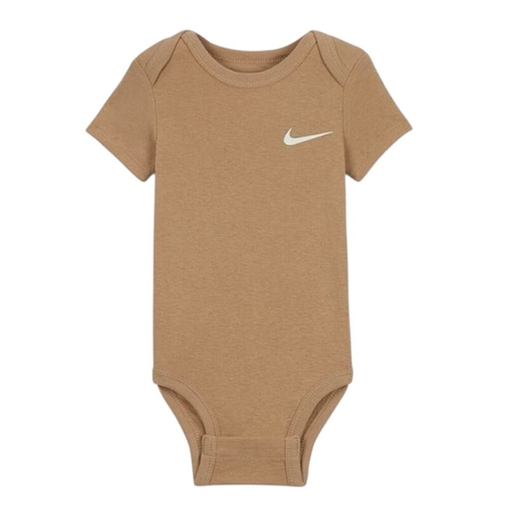 Nike Baby Bodysuit - Short Sleeve Tan Newborn